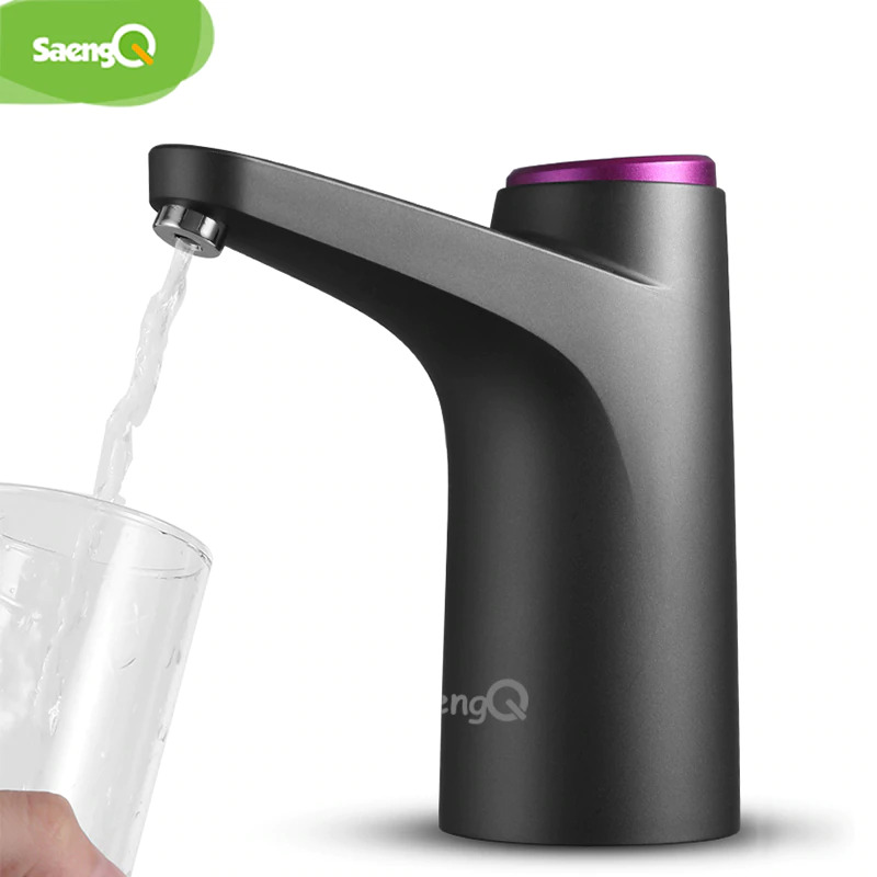 SaengQ Pompa Elektrik Air Minum Galon Rechargeable - B2 HITAM