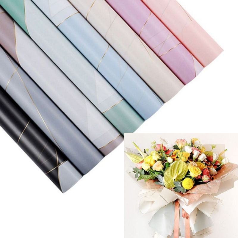 

(1 pcs) Cellophane Nosa Magenetik flower wrapping kertas buket