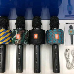 MIC JBL V8 Wireless Bluetooth SMULE karaoke Microphone Speaker KTV  Diskon