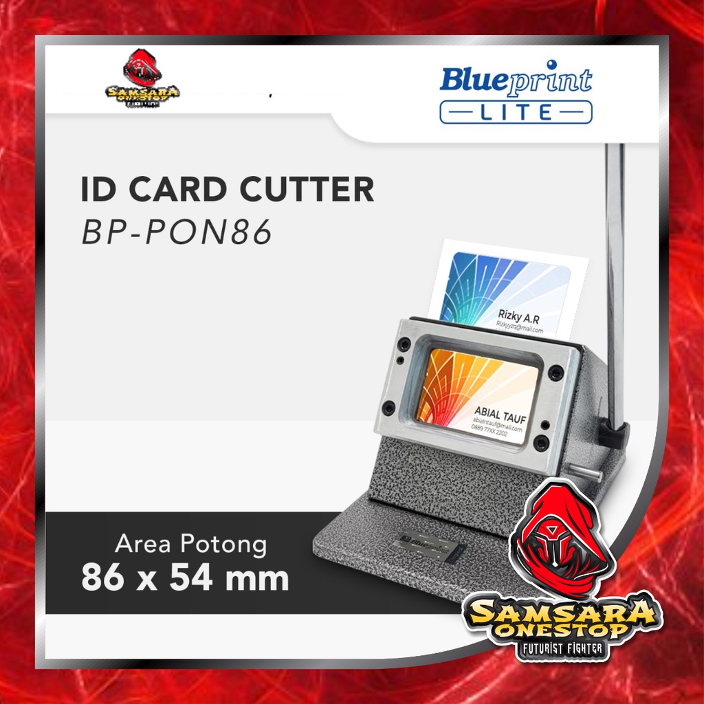

Alat Potong ID Card Blueprint / Plong ID Card / PVC Card Cutter
