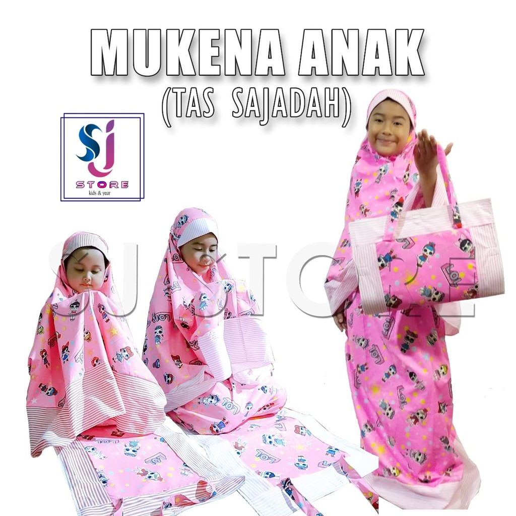 MUKENAH ANAK PEREMPUAN / MUKENA ANAK KARAKTER TERMURAH 1 - 10 TAHUN