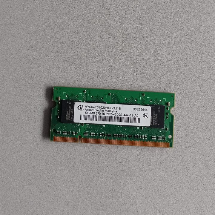 INFINEON PC2-4200s 512MB DDR2 RAM Memory SODIMM Laptop Notebook Second