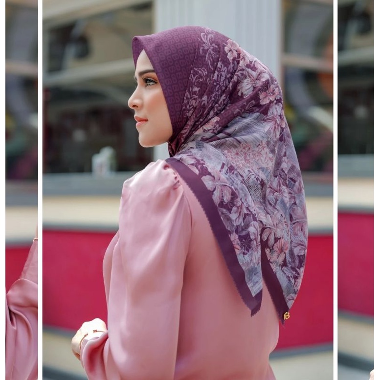 Buttonscarves Malaya Series Burgundy