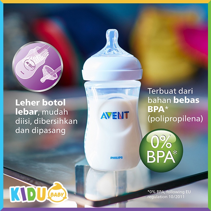 Philips Avent Bottle Milk SCF693/13 260ml White Botol Susu Bayi dan Anak Kidu Baby