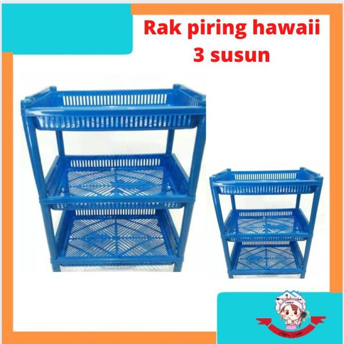 Promo Rak Piring Gelas Plastik Serbaguna Rak Plastik 3 Susun