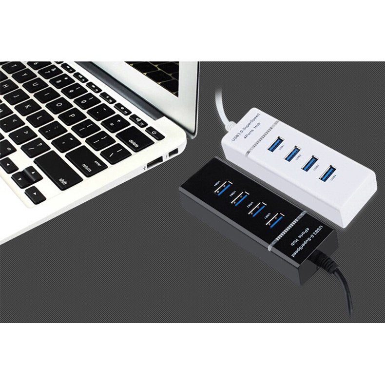 HIGH SPEED USB HUB 3.0 4 PORT HITAM