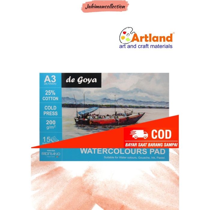 

✨ BISA COD ✨ De Goya Water Color Pad A3 Cp 200g