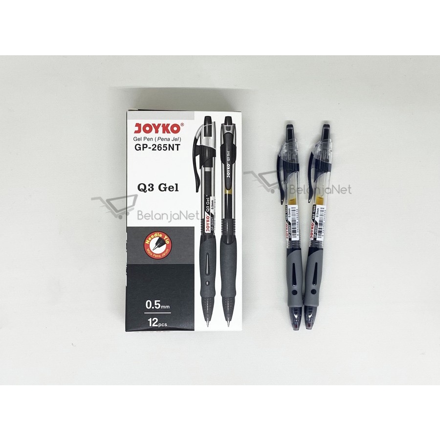 

Pulpen Pen Gel | Gel Pen Q3 Gel Joyko Cetek GP-265NT 0.5 mm [1 LUSIN]