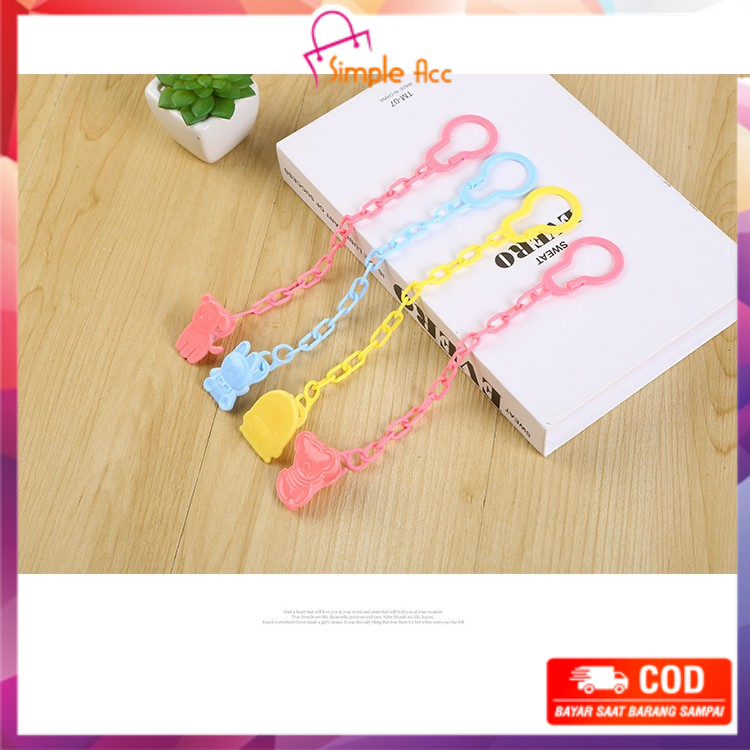 ~COD~DO-C43 Tali Gantungan Empeng Baby Klip Rantai Penjepit Dot Bayi Teether Clipper Pacifier Holder-1