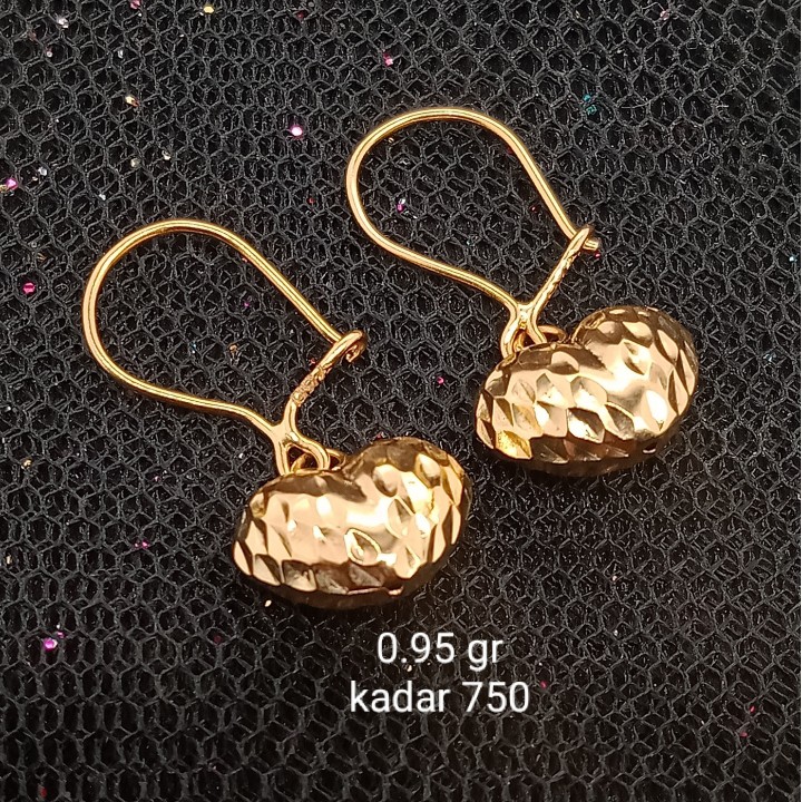 Anting Emas 17 K - 0.95 gr Kadar 750 - 2996