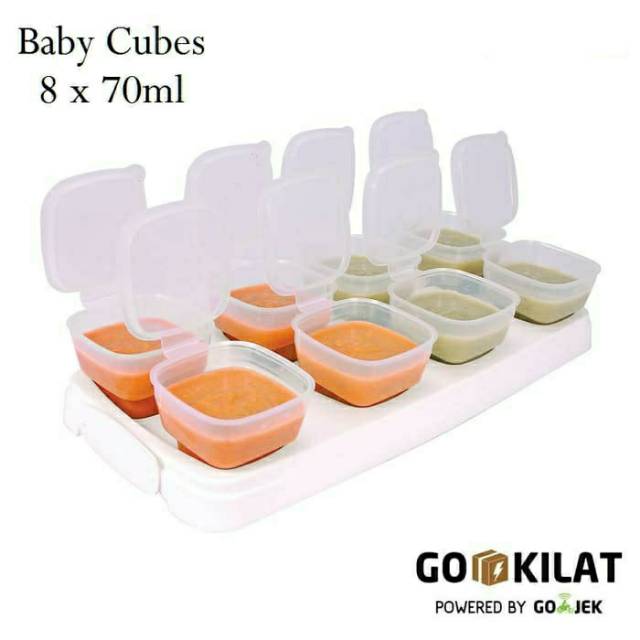 Baby Cubes 70ml / Tempat Simpan Mpasi di freezer