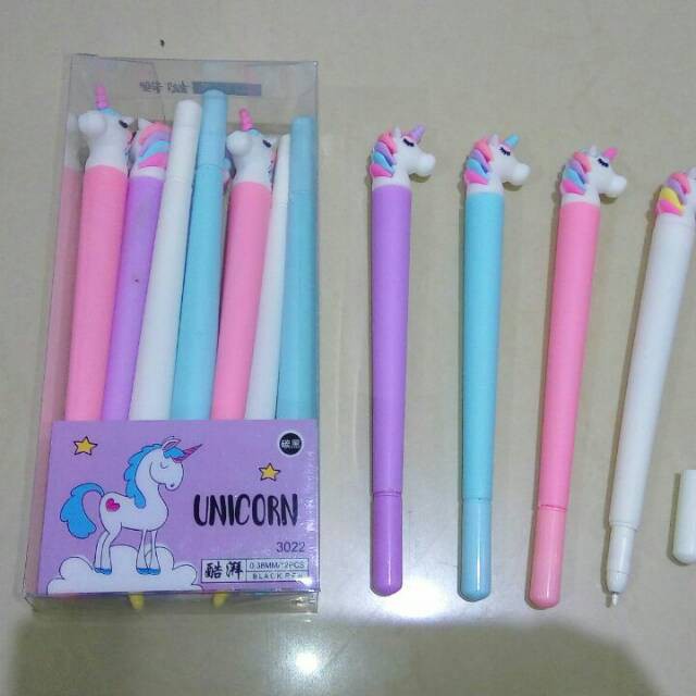 

Ballpoint Bolpoin Karakter Lucu Sekolah ATK Pulpen Unicorn Pena Pen