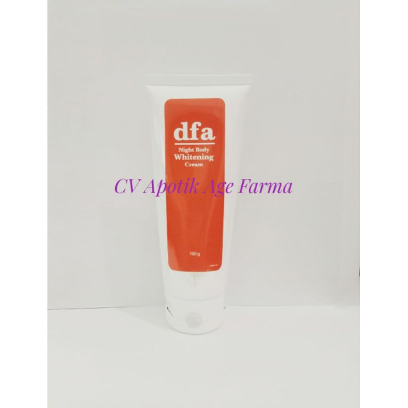 dfa Night Body Whitening Cream 100g (DFA)
