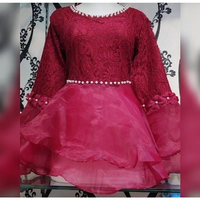 Realpic Stelan Kebaya Sabyan (Brukat Organza) + rok duyung Jaquard Original Butik