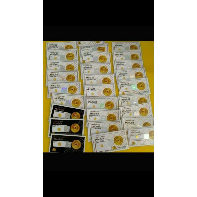 

EMAS MINIGOLD 0.1gr + KWITANSI COD bayar ditempat