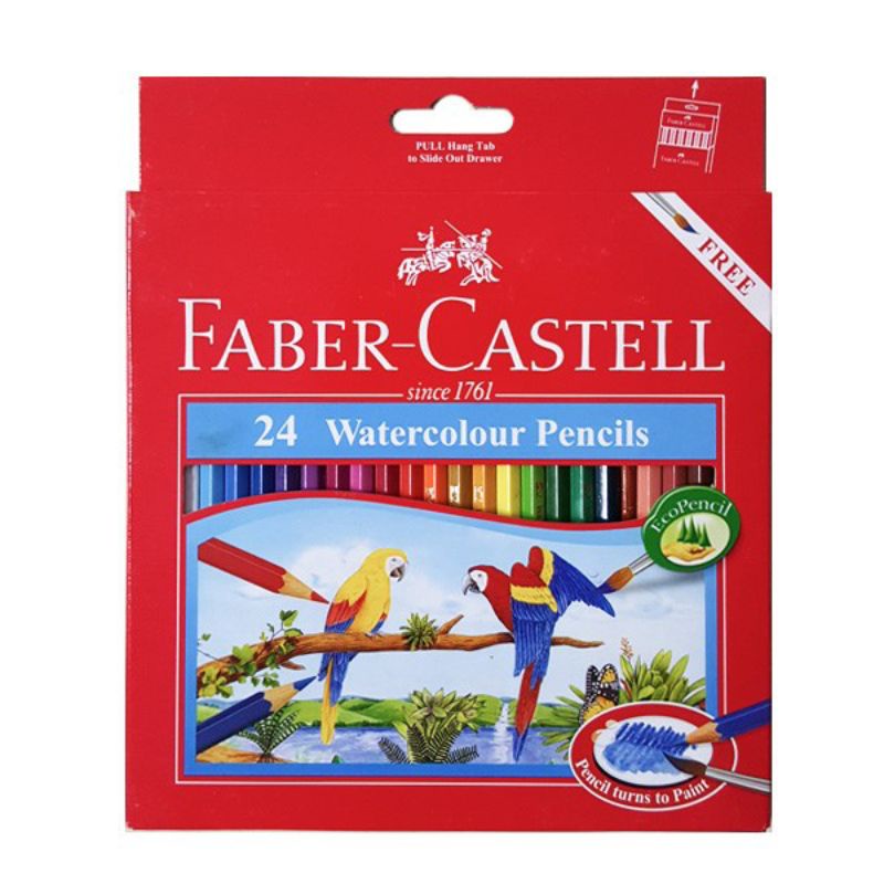 

Pensil Warna Faber-Castell set 24 Warna/WaterColour Pencil 24 Warna