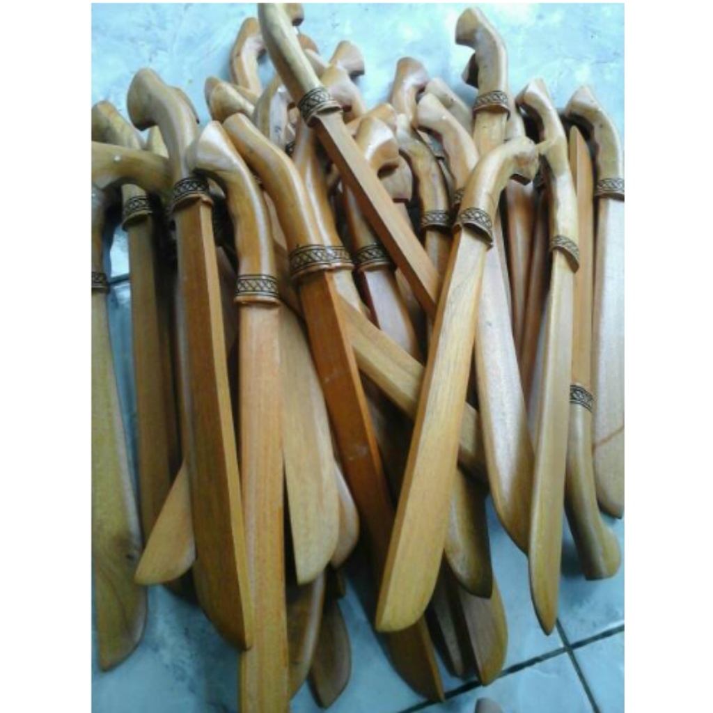 PROMO -- Golok Pencak Silat Bahan Kayu Murah / golok silat / golok kayu / golok silat ipsi / golok k