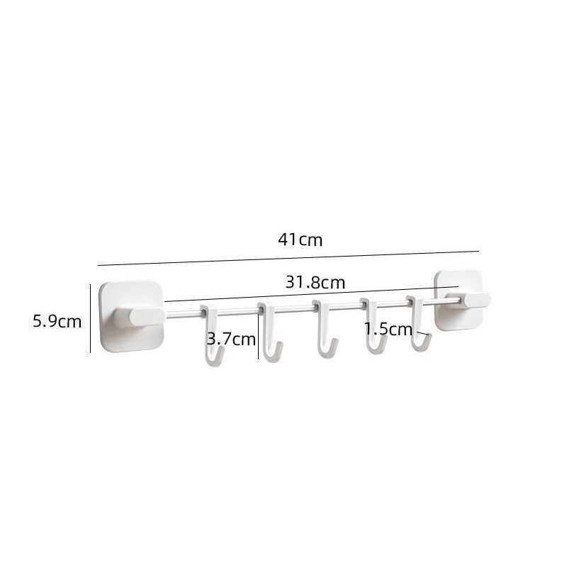 Gantungan Dinding Multifungsi Wall Multifunction Hook Kait Tempel Dinding Kait Serbaguna Gantungan Baju 5in1 - HW068