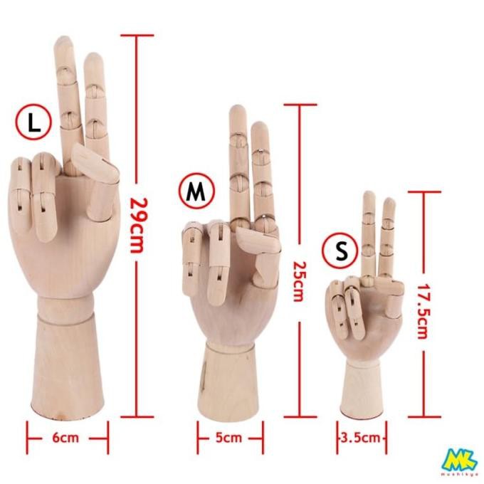 

PERALATAN MELUKIS MANEKIN TANGAN KAYU - WOODEN HAND ALAT LUKIS