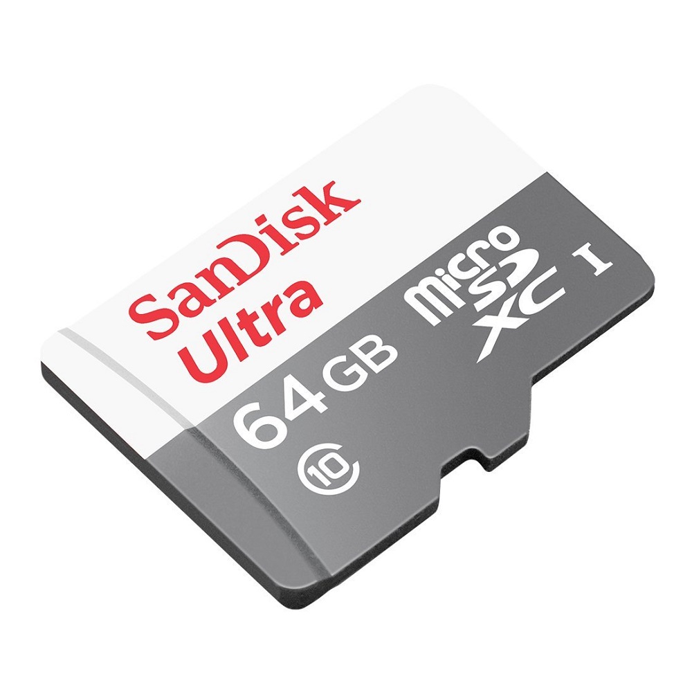 MEMORY CARD SANDISK ULTRA MICRO SDXC UHS-I CARD 64GB SPEED UP TO 100MB/s