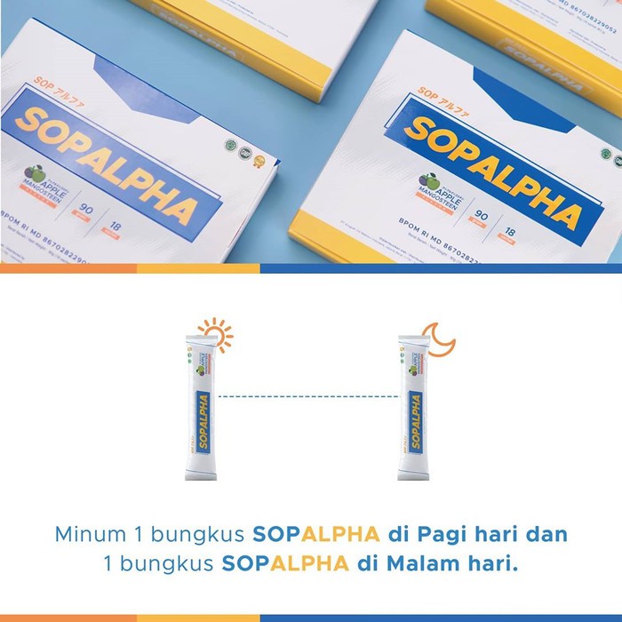 SOPALPHA BIOBOOST 1 BOX  SOP ALPHA BIO BOOST SUPLEMEN KESEHATAN ORIGINAL