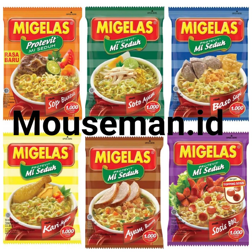 Jual Eceran Migelas Murah Mie Gelas Instant Mi Gelas 28 Gram Shopee