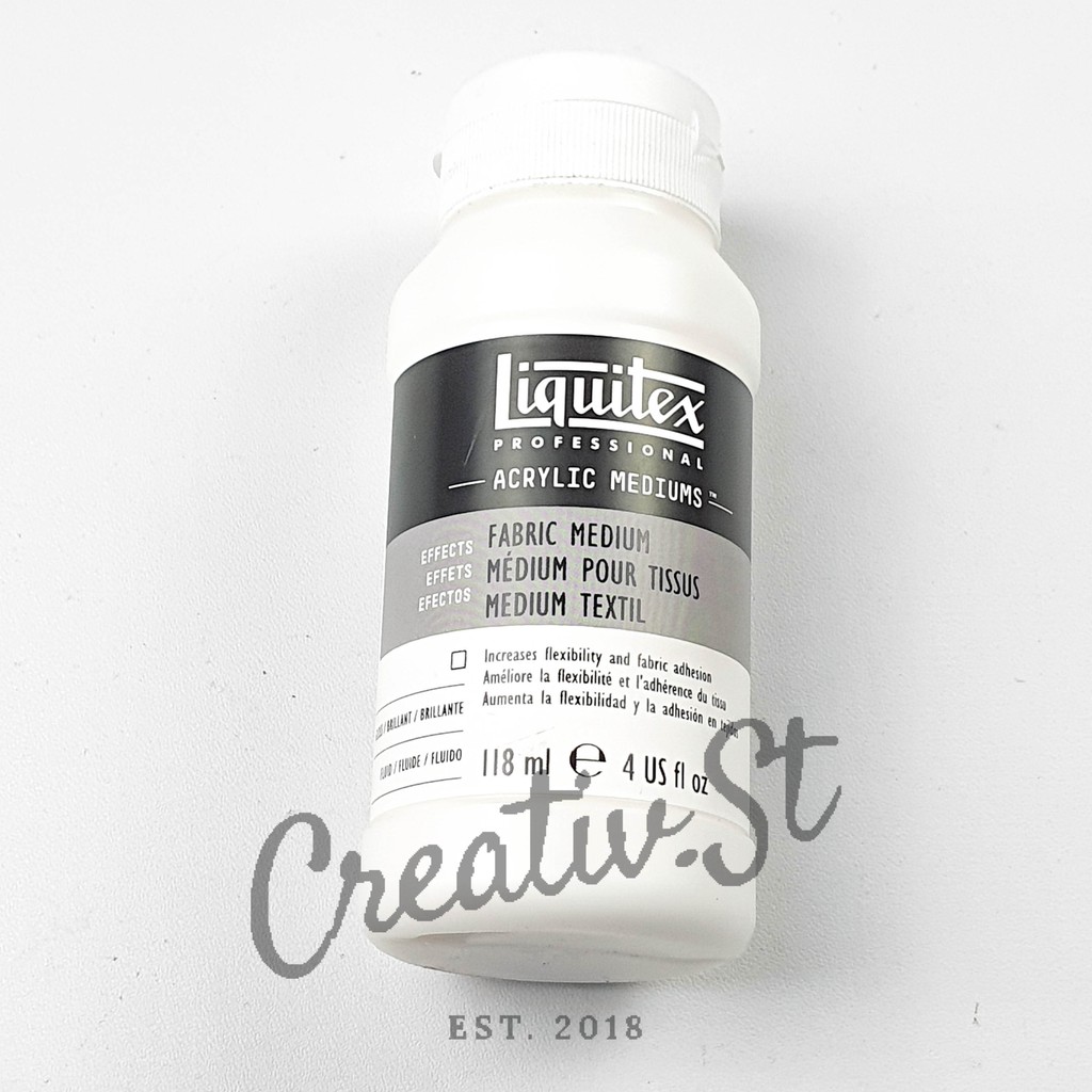 

Liquitex Fabric Medium 118Ml Cairan Campuran Cat