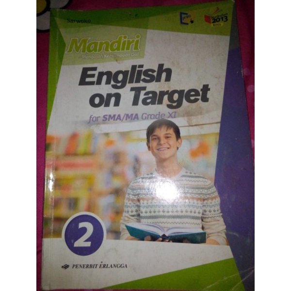 

PRELOVED! English On Target. Penerbit Erlangga, Kurikulum 2013 Revisi