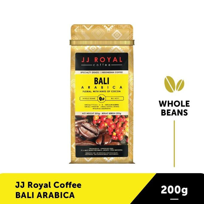 

[COD] JJ Royal Coffee Bali Arabica Bean (Kopi biji) Bag 200g [COD]
