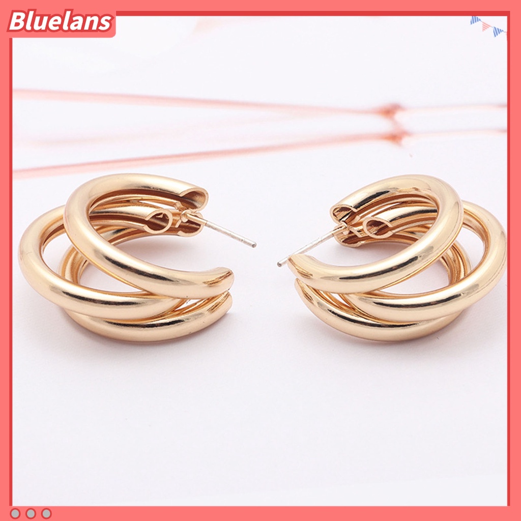 1 Pasang Anting Tindik Bentuk C Untuk Wanita