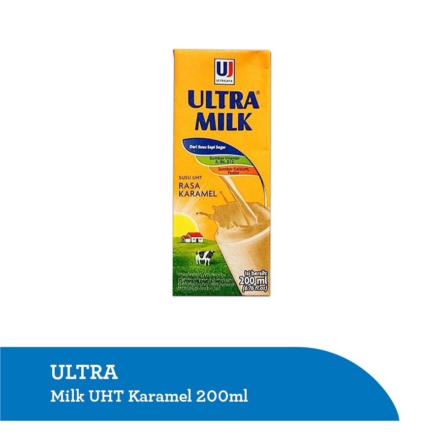 

Ultra Milk UHT Karamel 200 ml