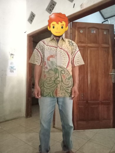 Baju Batik Tulis Modern Lengan Pendek - Batik Tulis Pekalongan