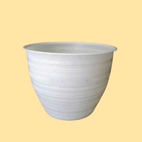 Pot guci 27, Pot tawon d27cm (putih)