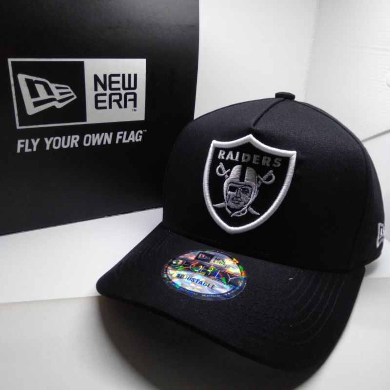 Topi baseball raiders hitam kualitas premium