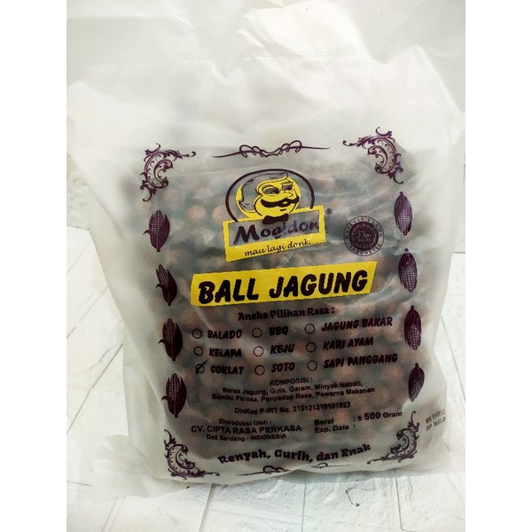 

chiki ball coklat dan jagung 500gram