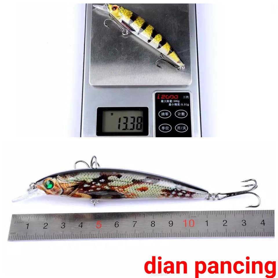 Umpan Pancing Umpan Casting Minnow Panjang 11cm Warna Warni