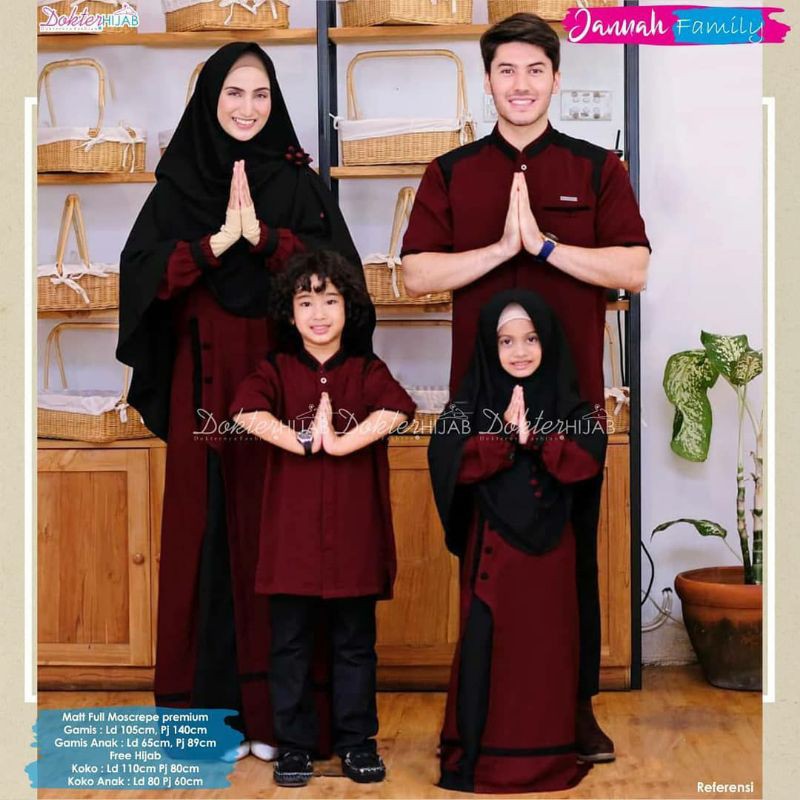 Zalwa Couple,Baju Lebaran 2021,COUPLE KELUARGA JANNAH FAMILY-COUPLE ZALWA