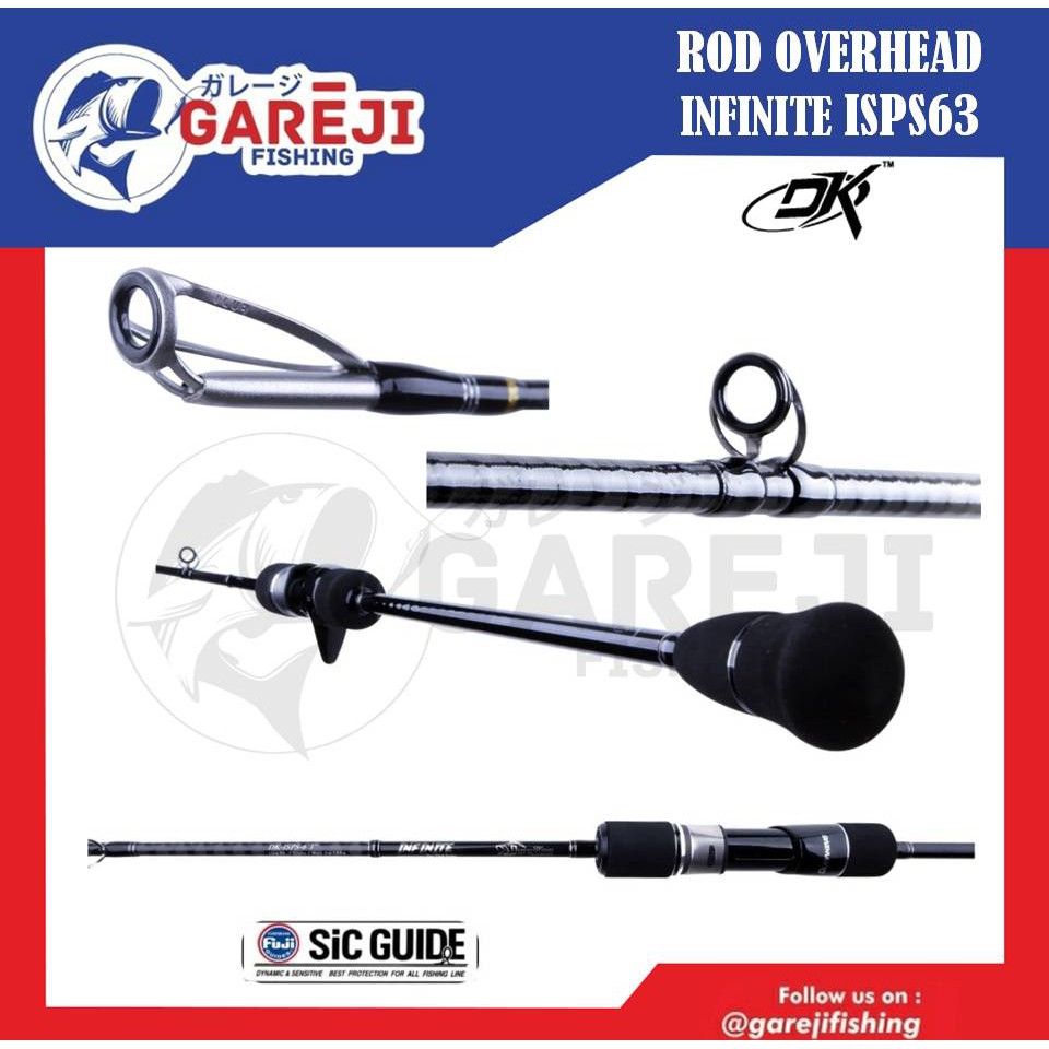 Rod Joran Pancing Duraking Slow Jigging INFINITE ISPS 6'3"