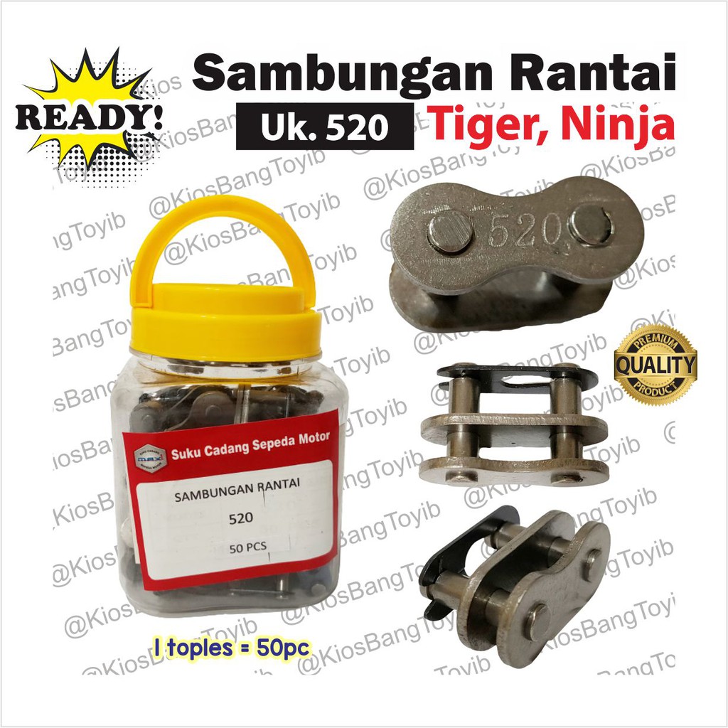 Sambungan Rantai Motor 420 428 428H 520 Tebal &quot;𝙄𝙎𝙃𝙄𝙈𝘼&quot;