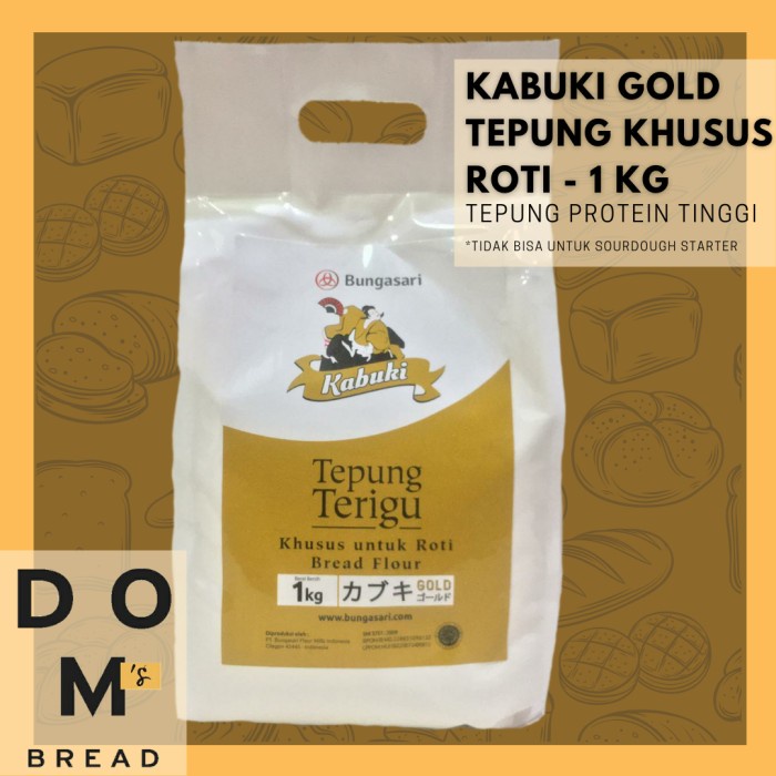 

gtg2011bb Kabuki Gold Tepung Terigu Roti Premium Protein Tinggi - 1 Kg Da01D100
