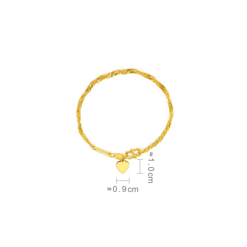 Italia sterling silver 925 otentik gelang wanita aksesoris perhiasan fashion Korea-039-1