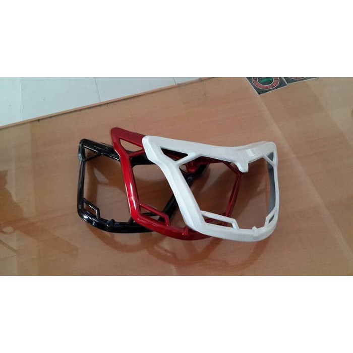 JUAL aksesoris variasi List lis Cover headlamp lampu yamaha MX king 150