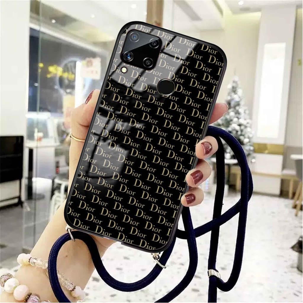 RUBBER GLASS TALI CASE TALI CASE CHRISTINAN DIOR CASE TALI PANJANG CASE KACA CASE GLASS CASE FOTO CU