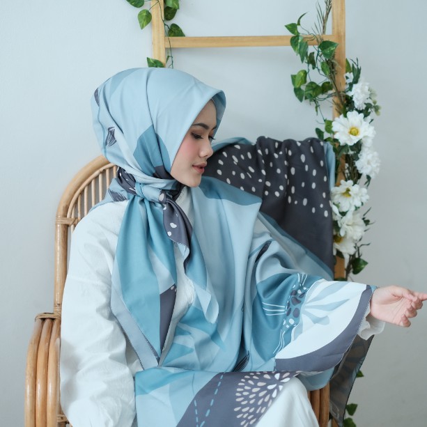 KERUDUNG SEGI EMPAT PRINTING MOTIF JILBAB SEGIEMPAT HIJAB SEGIEMPAT SCARF OANITA