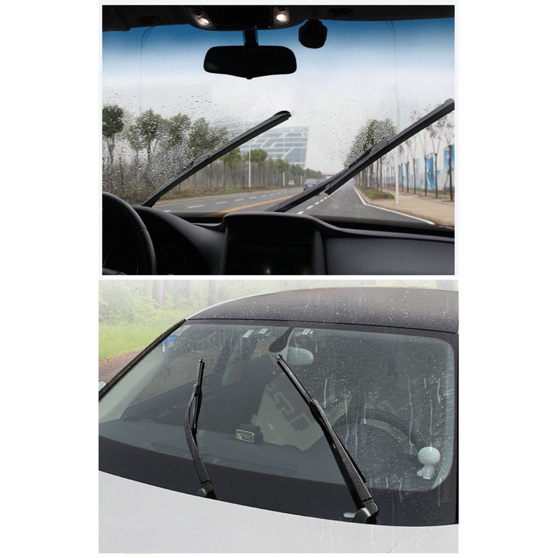 Wiper Blade Kaca Depan Mobil Frameless U Shape Hook