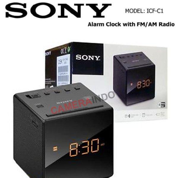 Paling Terlaris Clock Radio Sony Icf C1 Digital Alarm Radio Am Fm Baru