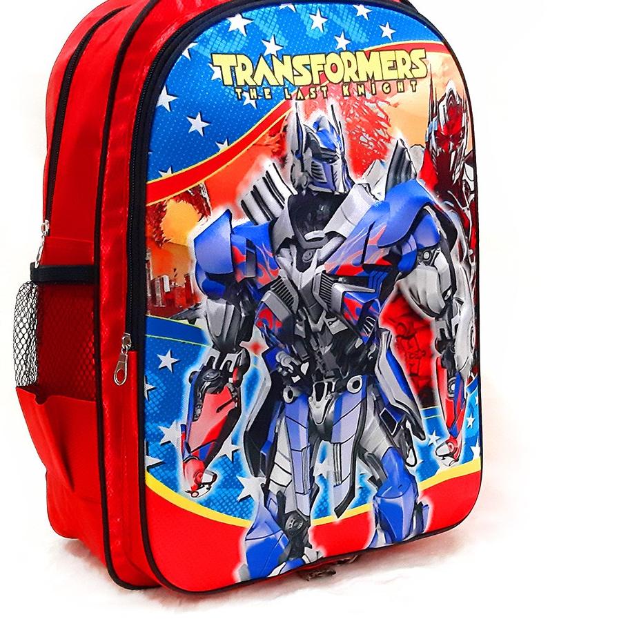 Stok Terbatas Tas Anak Sekolah SD Laki laki Transformers - Tas Anak Cowo SD Tobot Avengers Ultraman