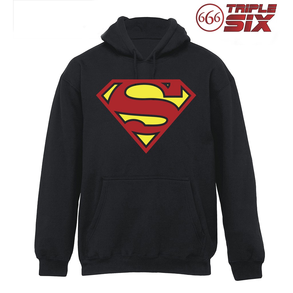Jaket Hoodie Justice League Superman BLACK
