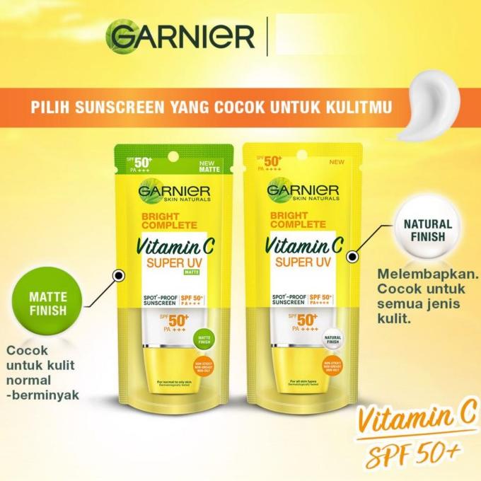 GARNIER Light Complete Super UV Sunscreen SPF50+ 30 ml-Natural/Matte