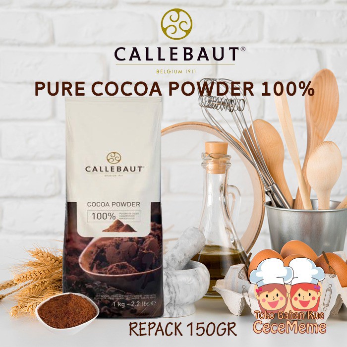 

CALLEBAUT Chocolate Powder Coklat Cokelat Bubuk Pure Cocoa Powder Callebaut Repack